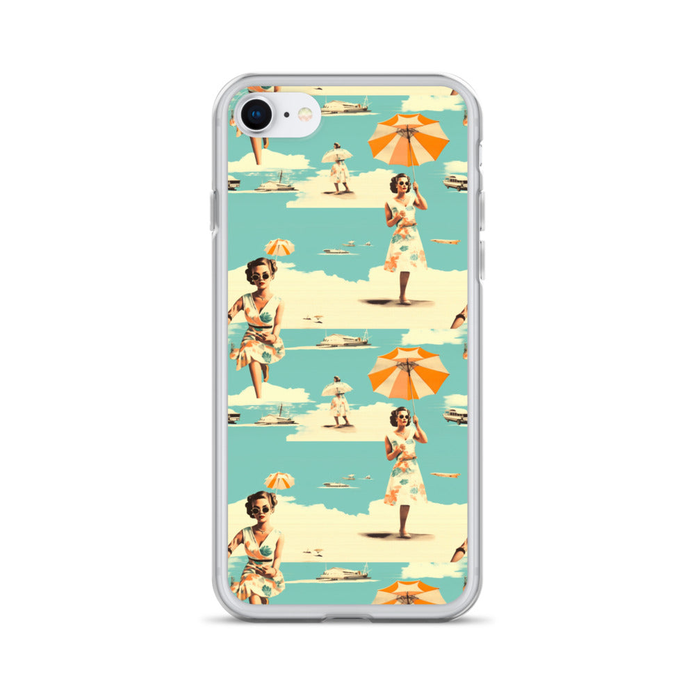 iPhone Case - Vintage Seaside Elegance