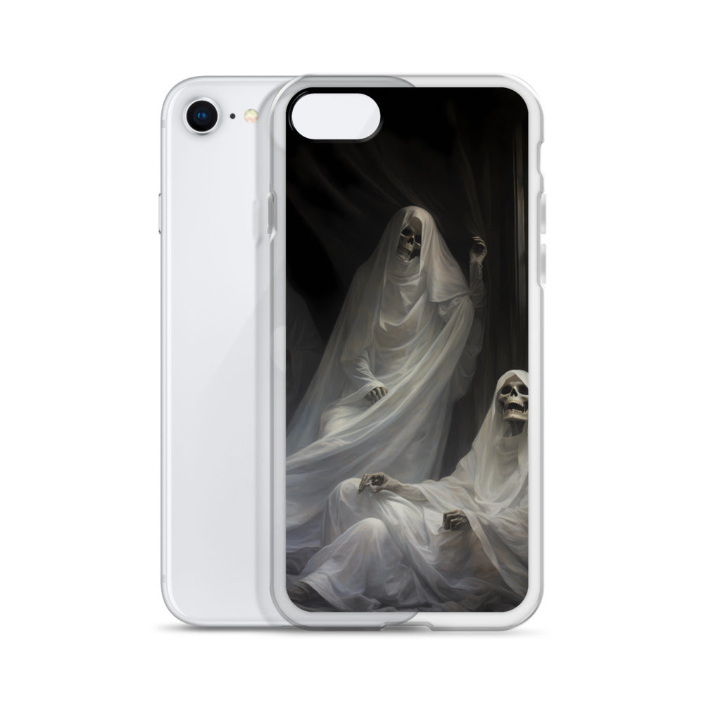 iPhone Case - Halloween Skeleton Ghosts
