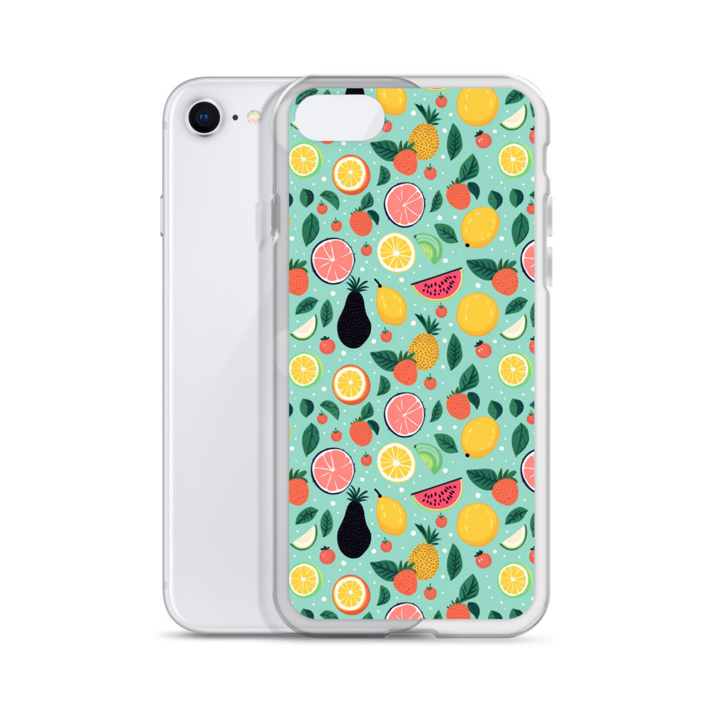 iPhone Case - Fun Fruits Pattern