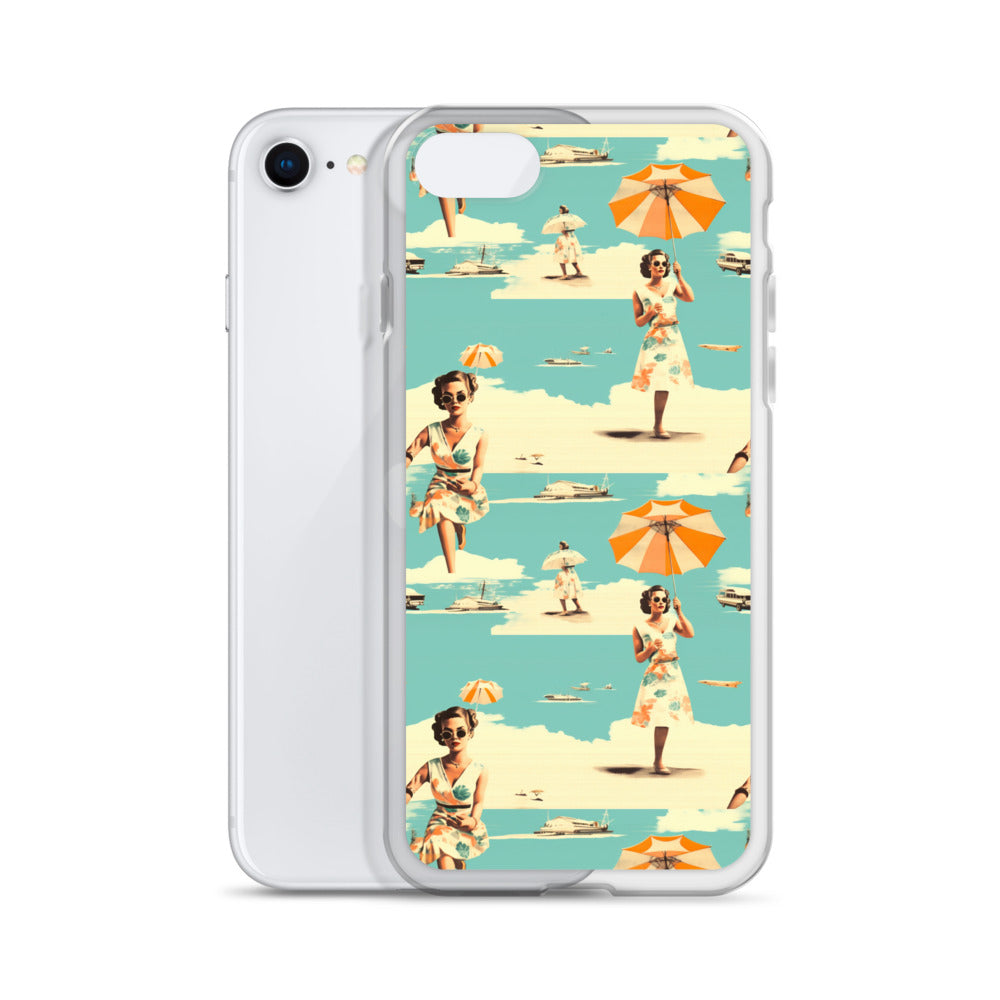 iPhone Case - Vintage Seaside Elegance