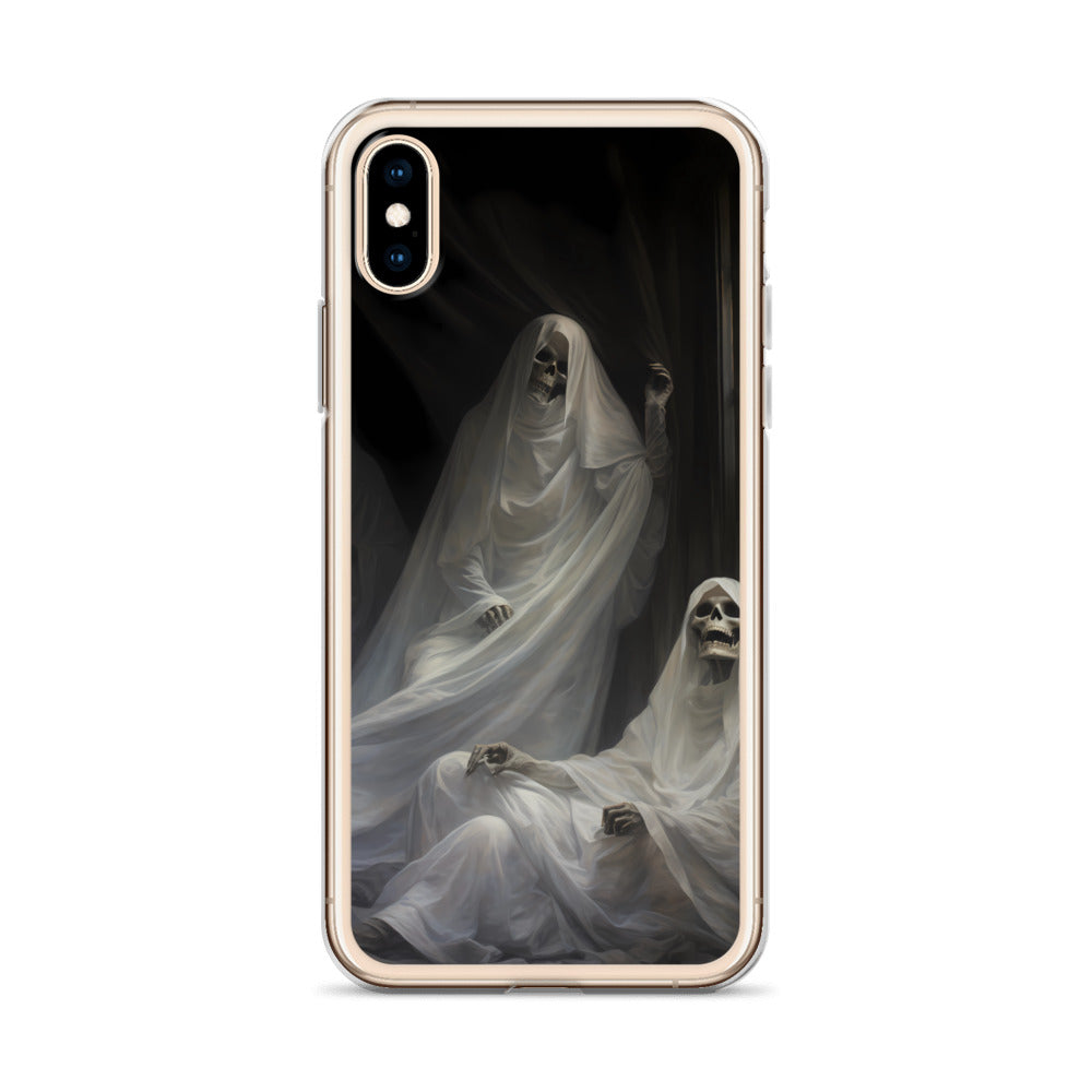 iPhone Case - Halloween Skeleton Ghosts
