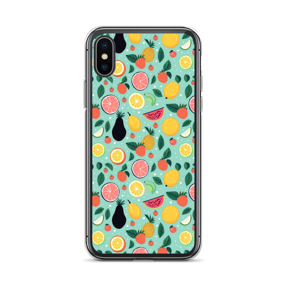iPhone Case - Fun Fruits Pattern