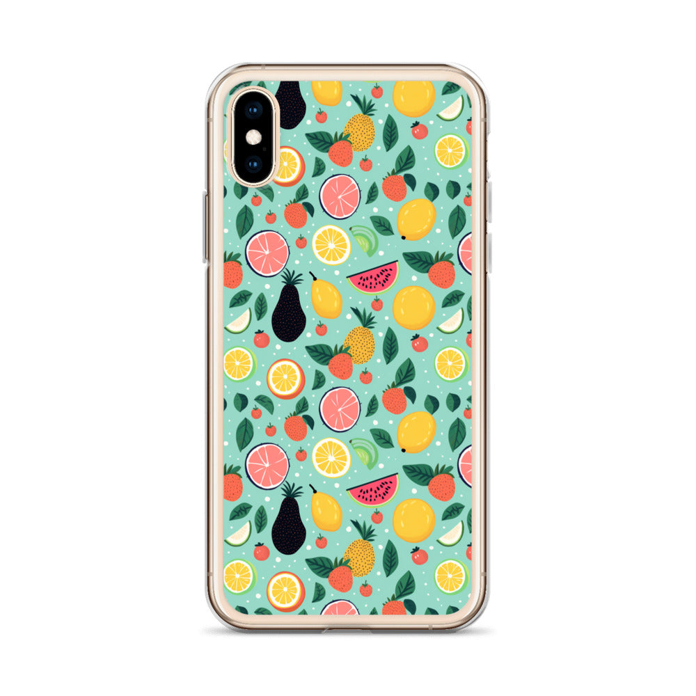 iPhone Case - Fun Fruits Pattern
