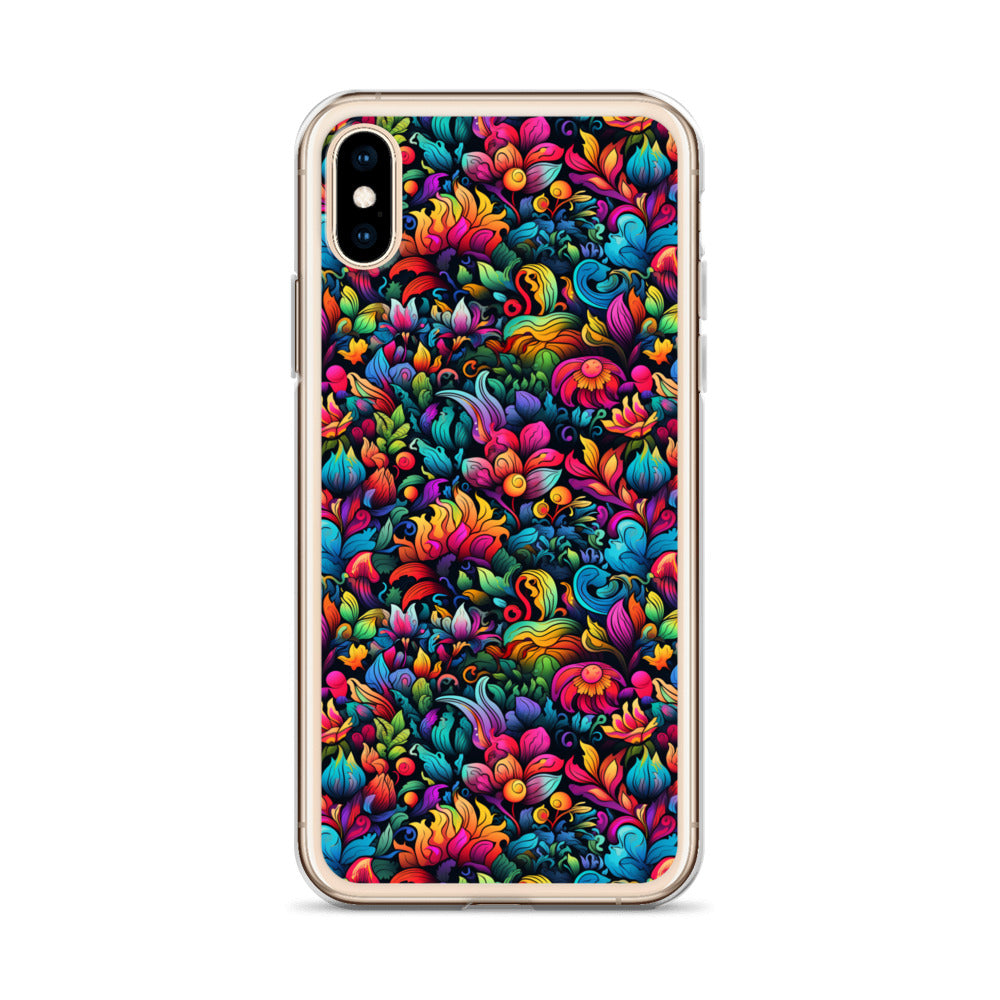 iPhone Case - Psychedelic Flowers