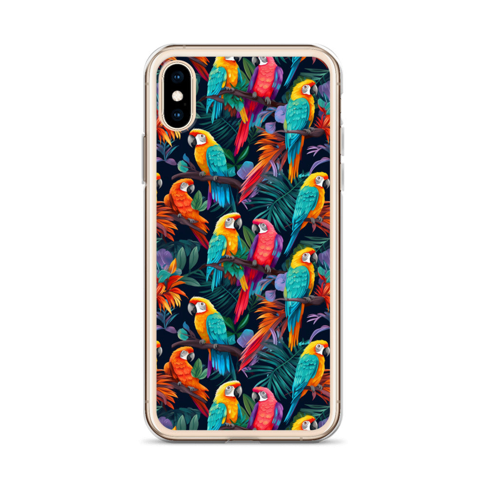 iPhone Case - Colorful Parrots
