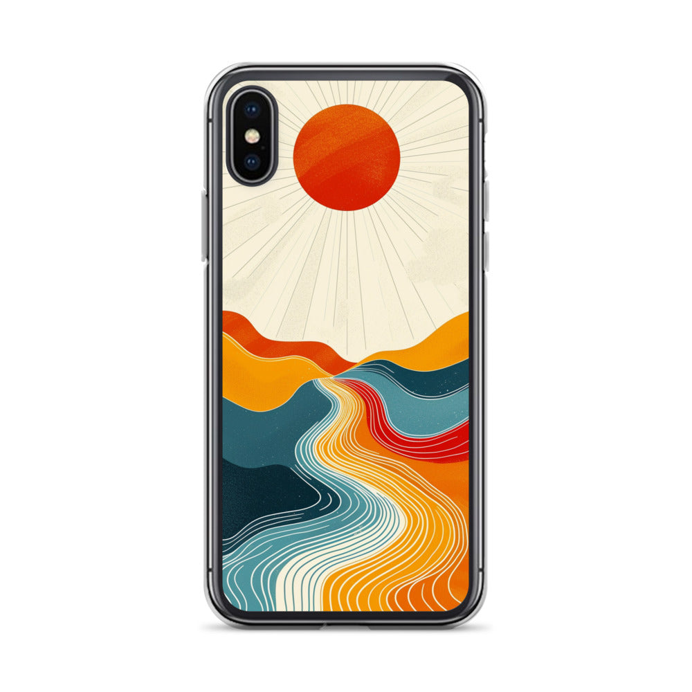 iPhone Case - Crimson Sol Labyrinth