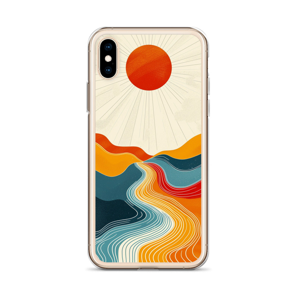 iPhone Case - Crimson Sol Labyrinth