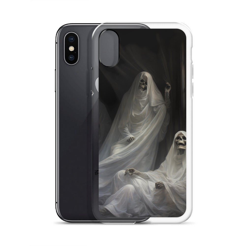 iPhone Case - Halloween Skeleton Ghosts