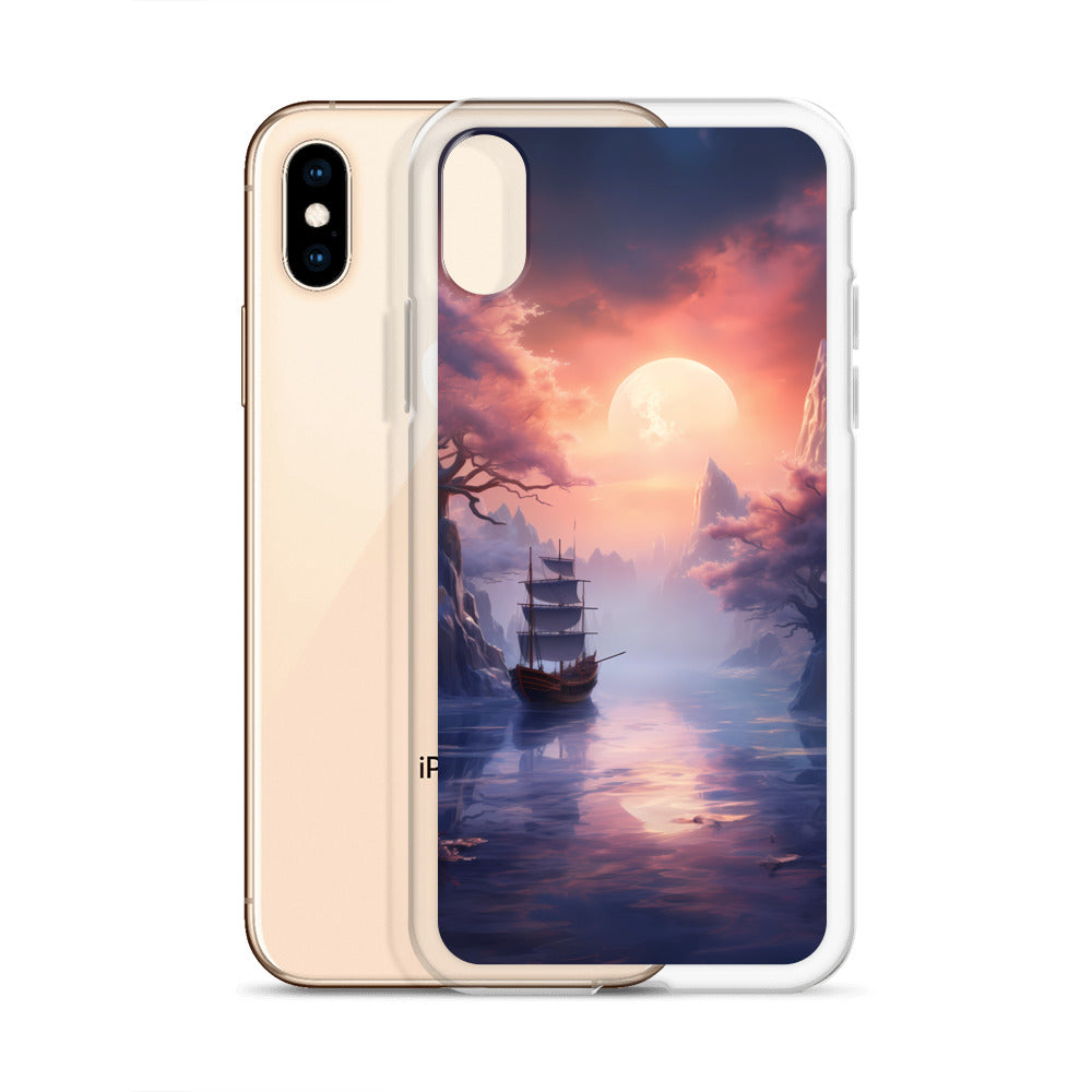 iPhone Case - Japanese Seascape Moonrise