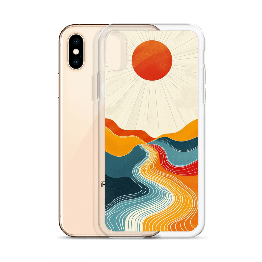 iPhone Case - Crimson Sol Labyrinth