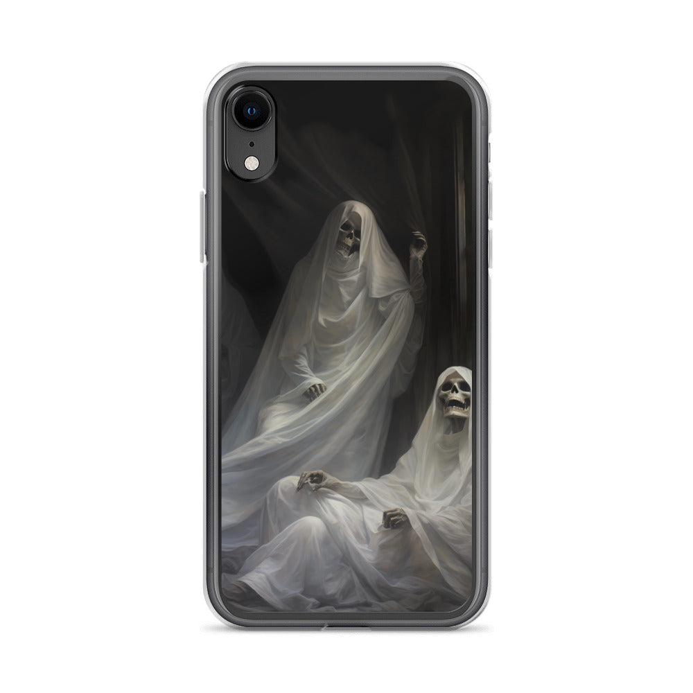 iPhone Case - Halloween Skeleton Ghosts