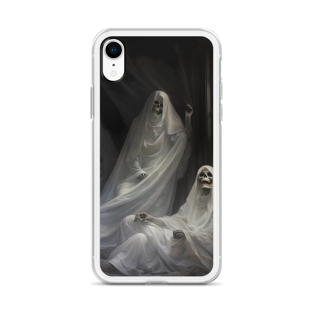 iPhone Case - Halloween Skeleton Ghosts