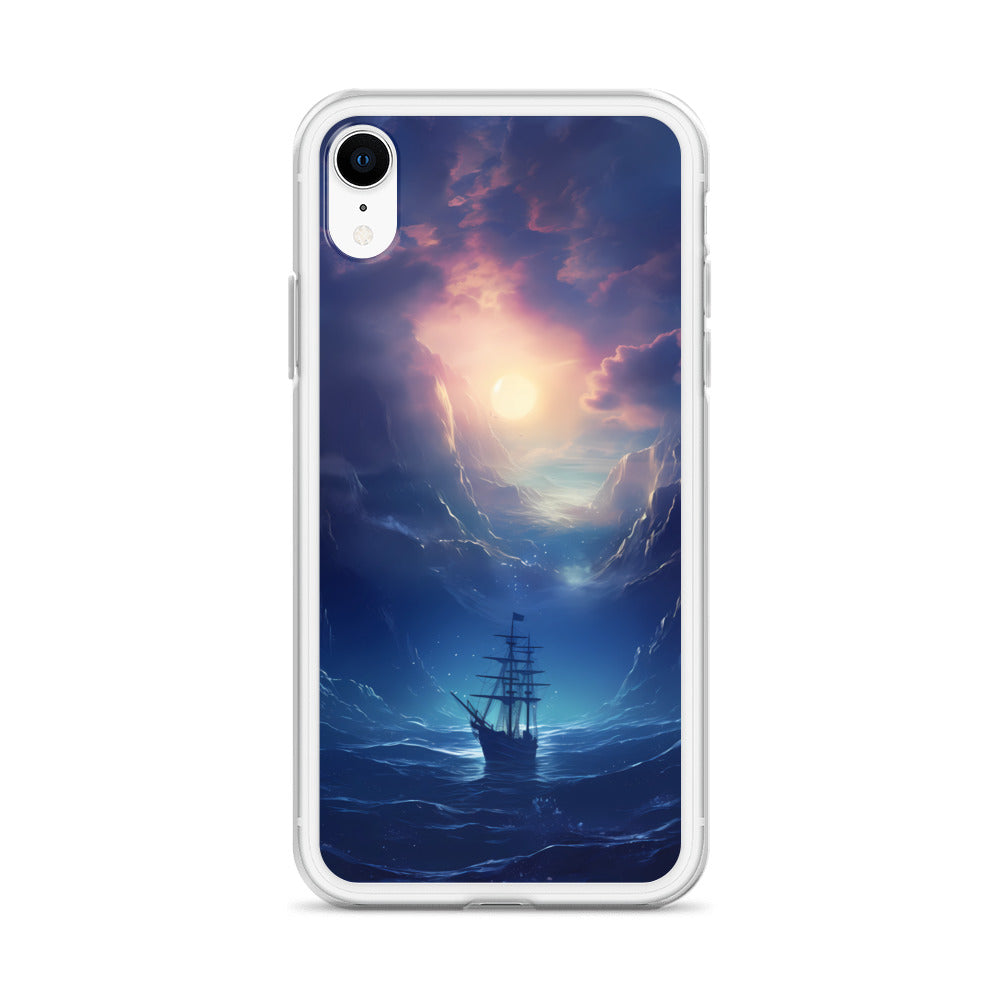 iPhone Case - Wooden Ship in Moonlight