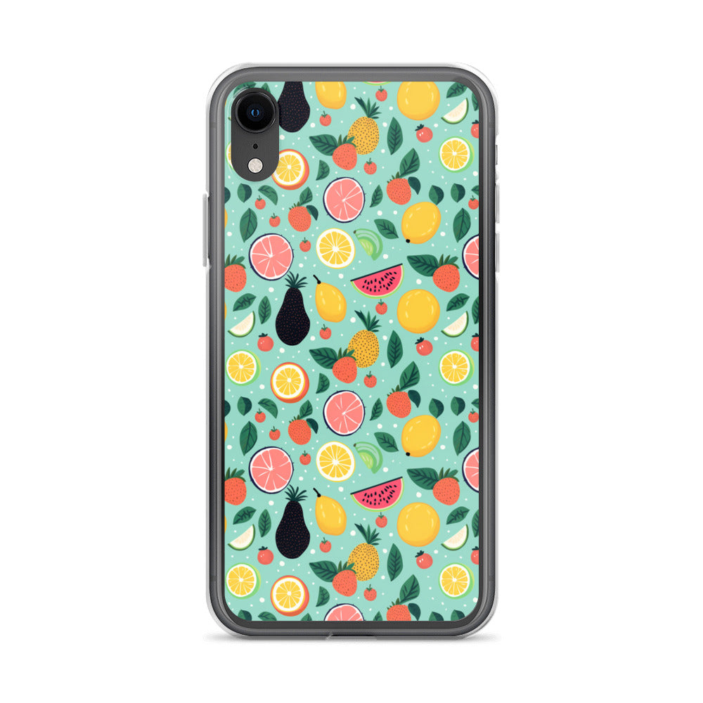iPhone Case - Fun Fruits Pattern