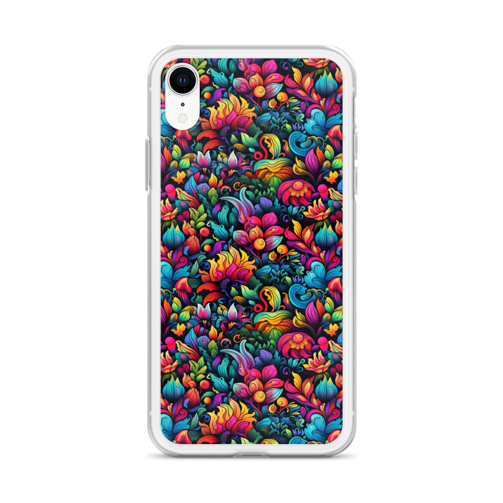 iPhone Case - Psychedelic Flowers