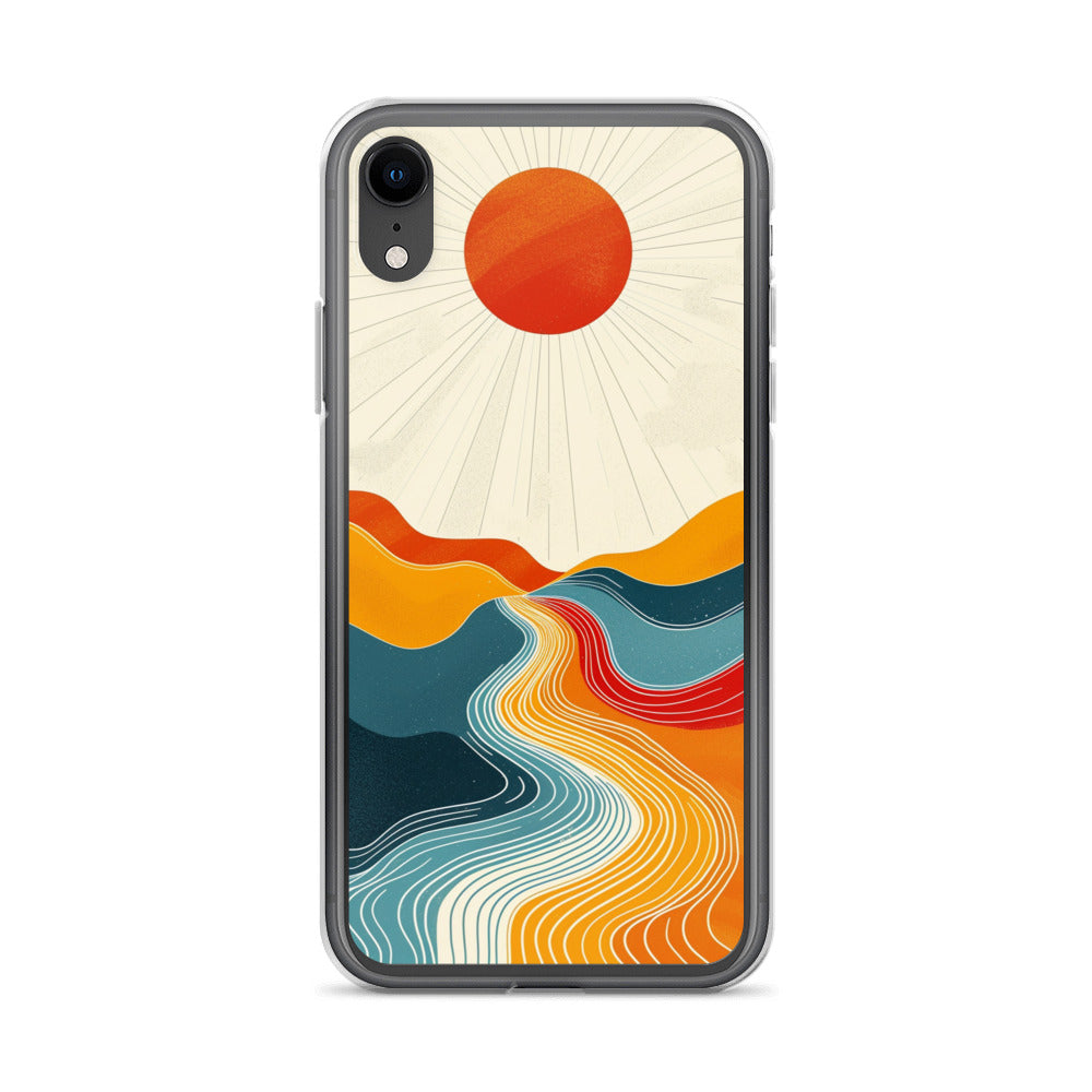 iPhone Case - Crimson Sol Labyrinth