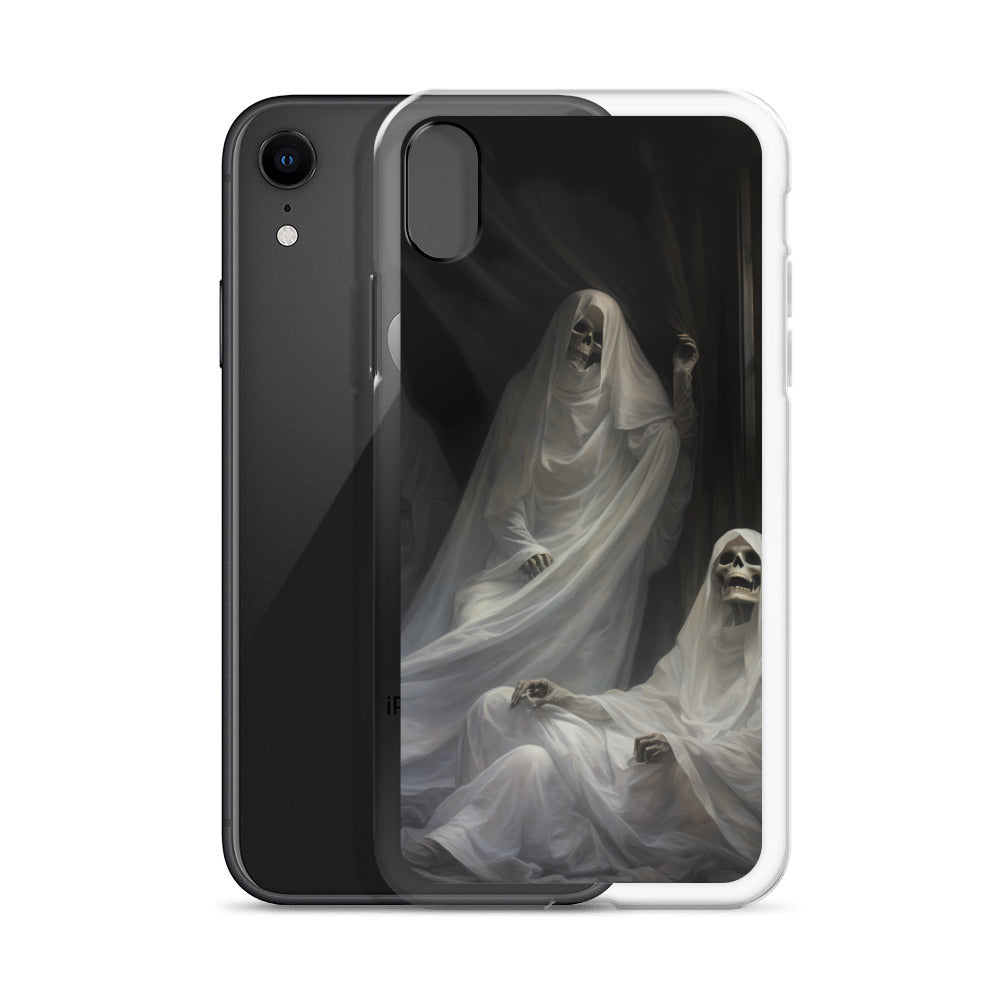 iPhone Case - Halloween Skeleton Ghosts