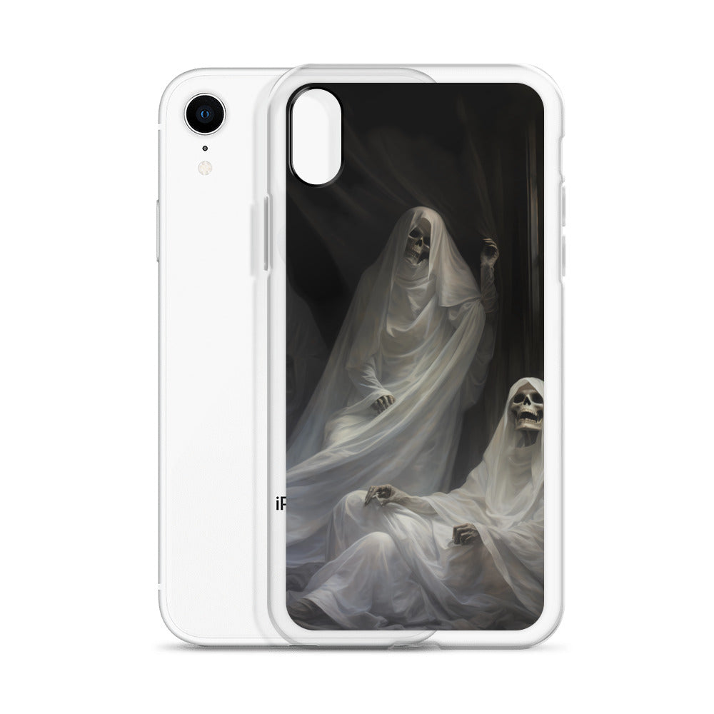 iPhone Case - Halloween Skeleton Ghosts