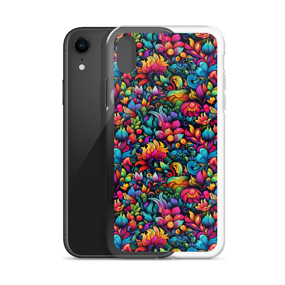 iPhone Case - Psychedelic Flowers