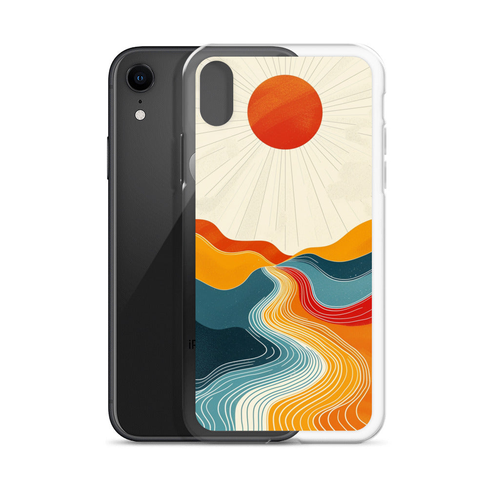 iPhone Case - Crimson Sol Labyrinth