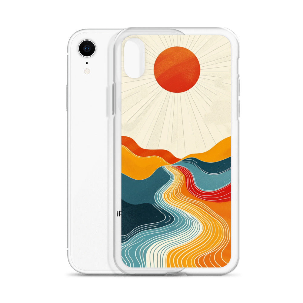iPhone Case - Crimson Sol Labyrinth