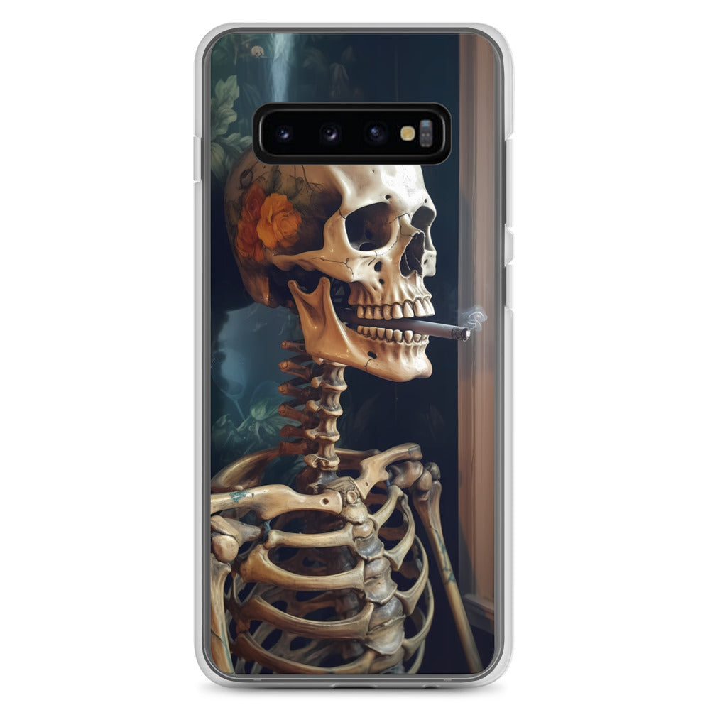 Samsung Case - Smoking Skeleton