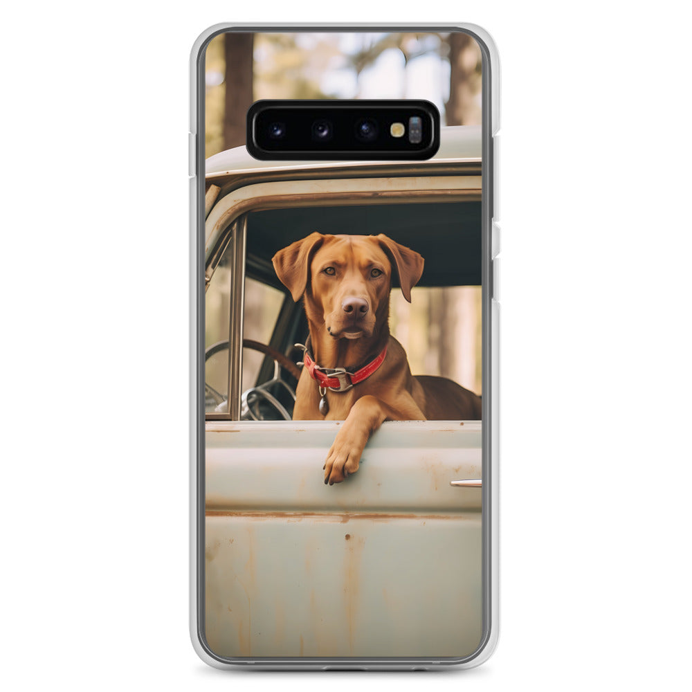 Samsung Case - Dog in a Truck