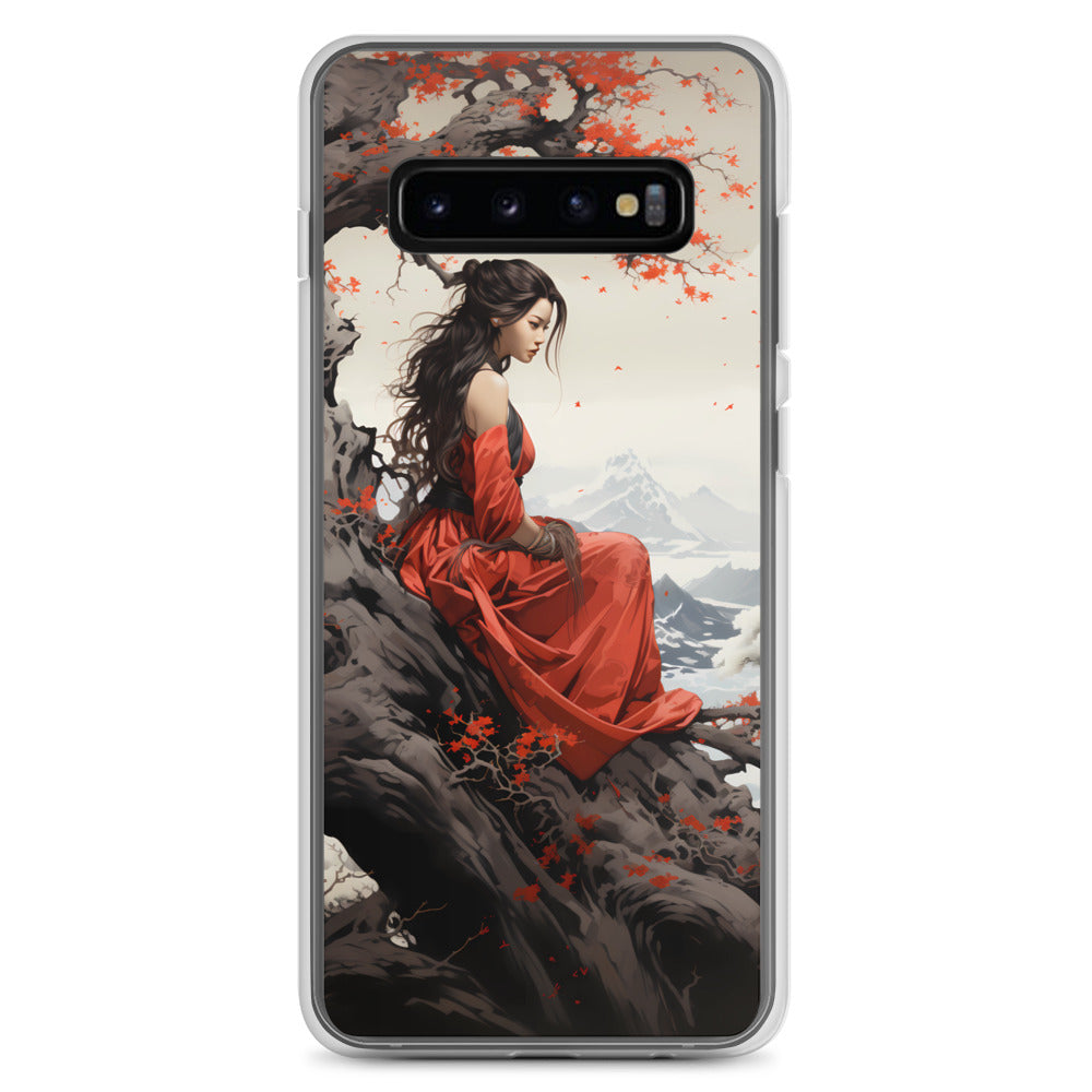 Samsung Case - Japanese Woman Under a Cherry Blossom Tree