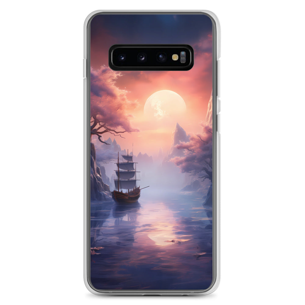 Samsung Case - Japanese Seascape Moonrise