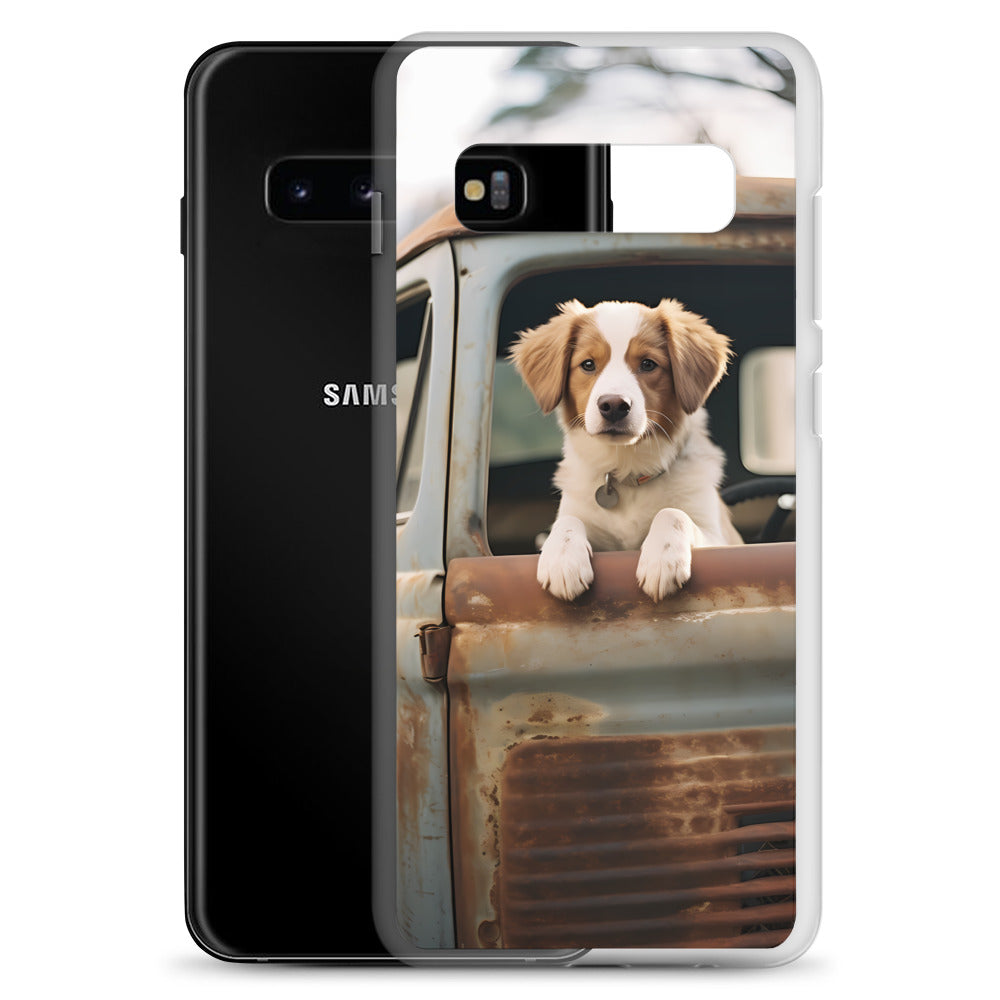 Samsung Case - Dog in a Truck
