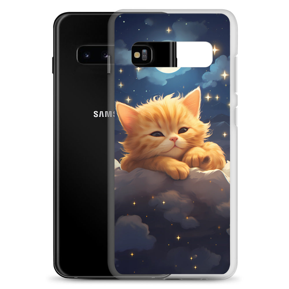 Samsung Case - Kitten on a Cloud