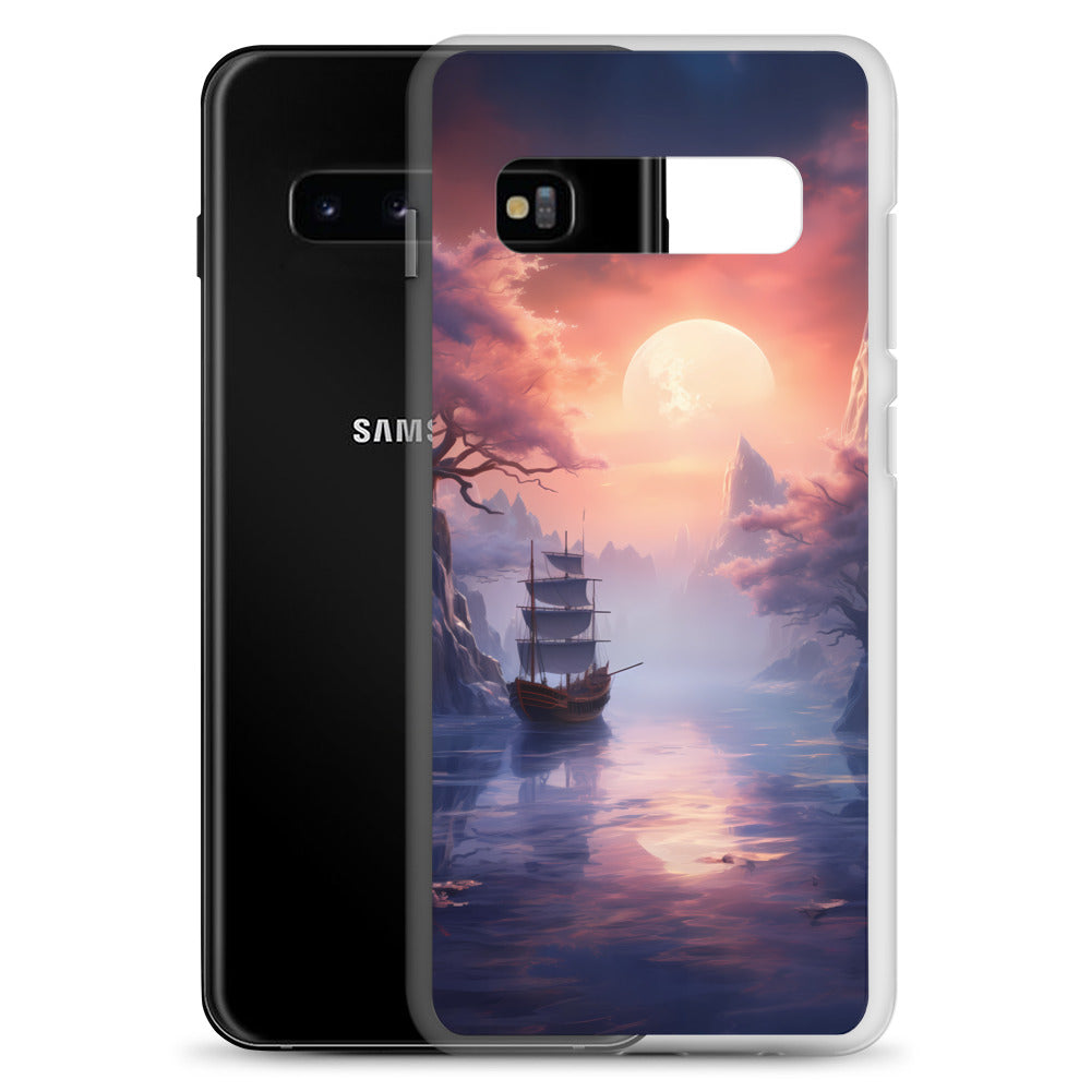 Samsung Case - Japanese Seascape Moonrise