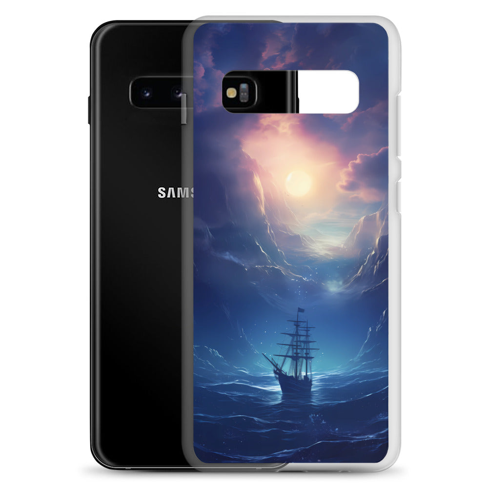 Samsung Case - Wooden Ship in Moonlight