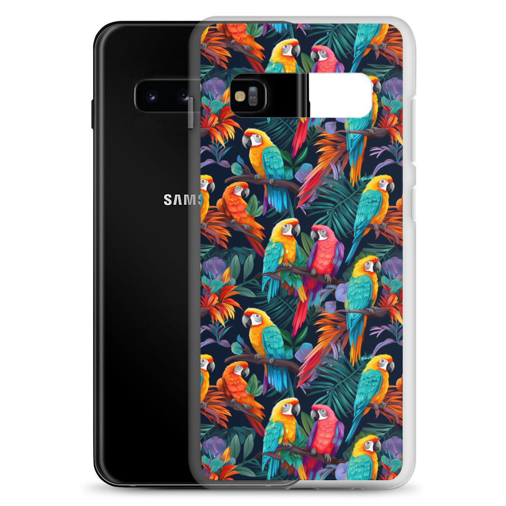 Samsung Case - Colorful Parrots