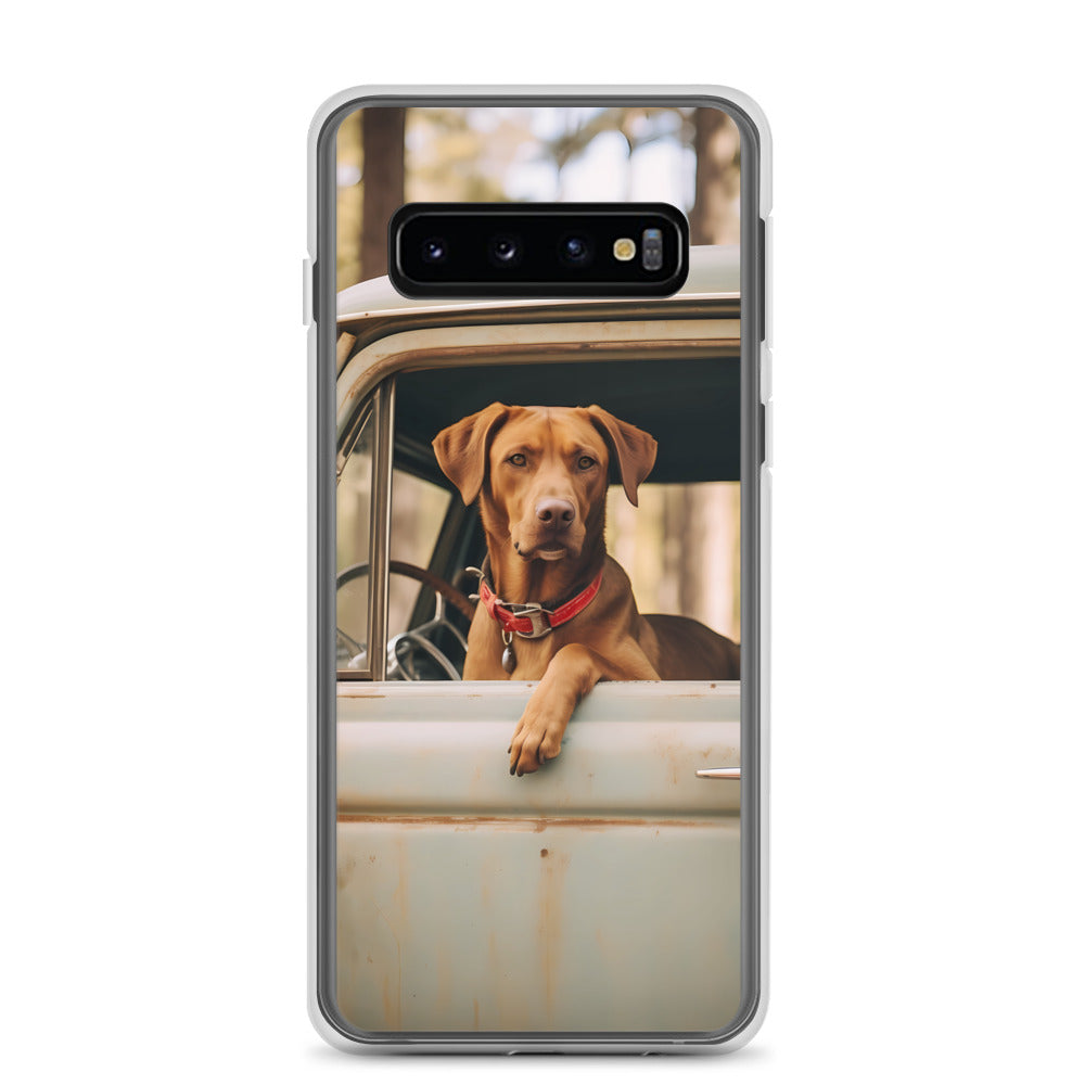 Samsung Case - Dog in a Truck