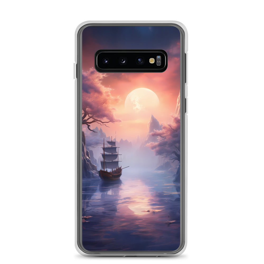 Samsung Case - Japanese Seascape Moonrise