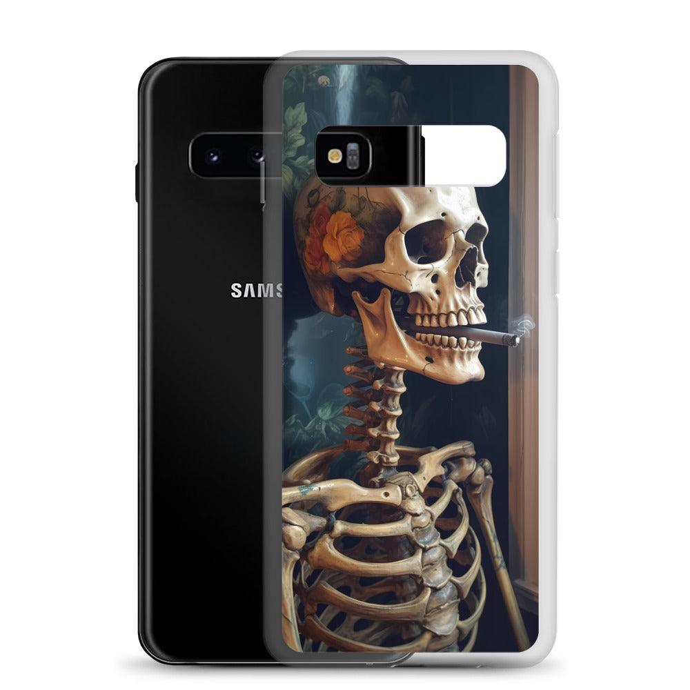 Samsung Case - Smoking Skeleton