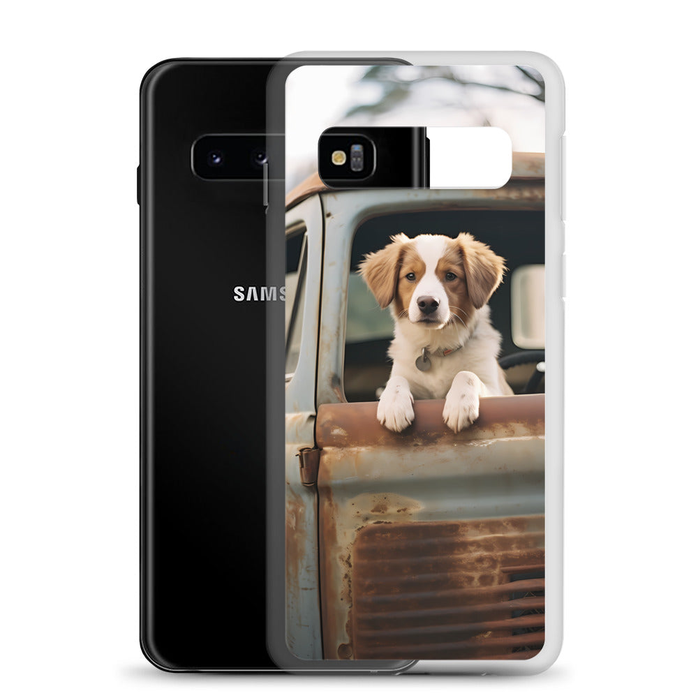 Samsung Case - Dog in a Truck