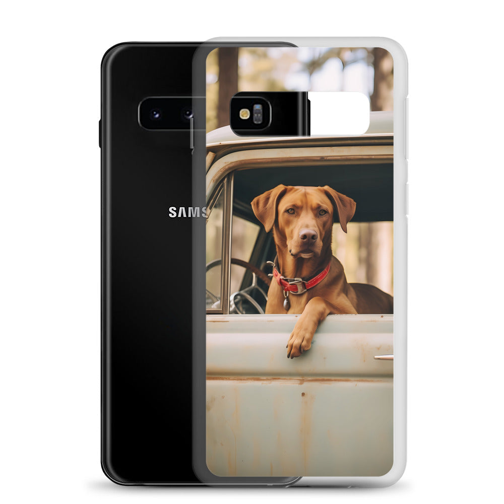 Samsung Case - Dog in a Truck