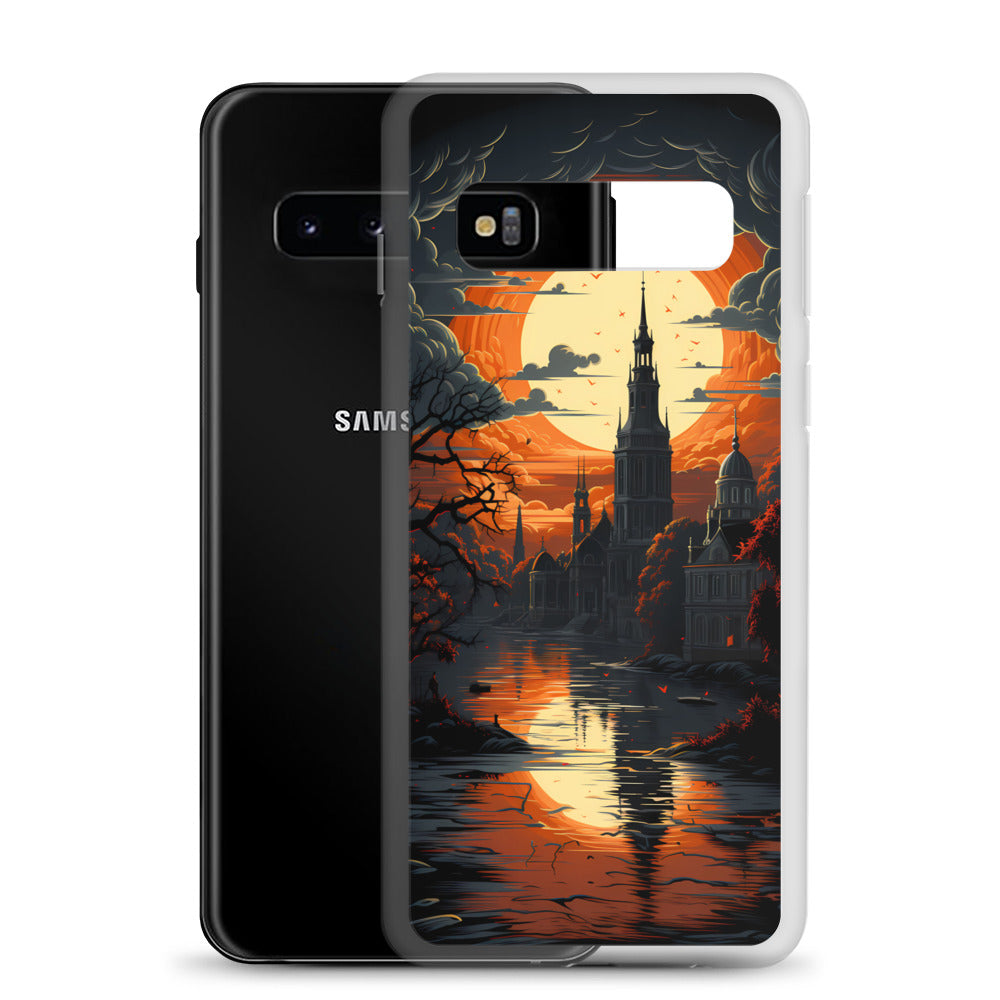 Samsung Case - Dark Amsterdam in Amber
