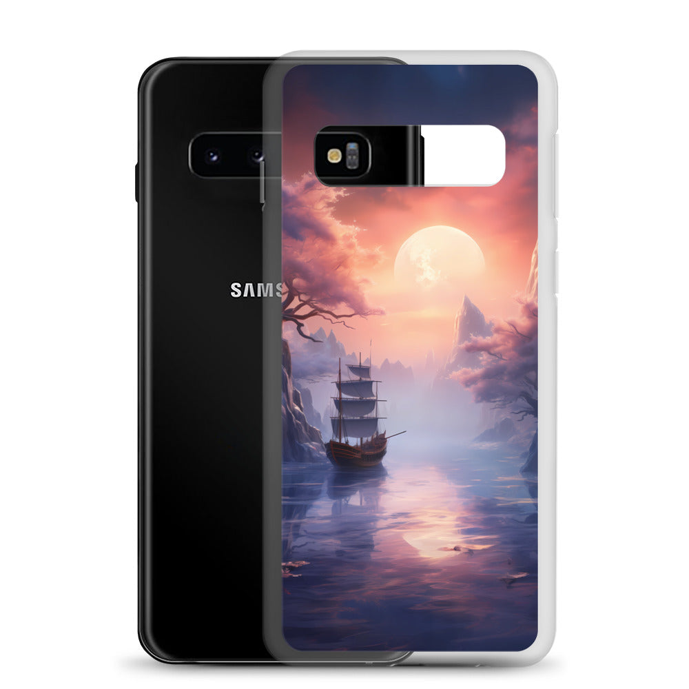 Samsung Case - Japanese Seascape Moonrise
