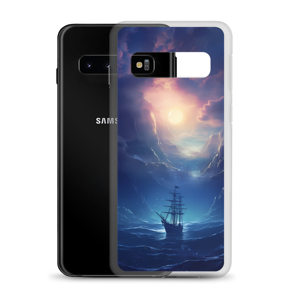 Samsung Case - Wooden Ship in Moonlight