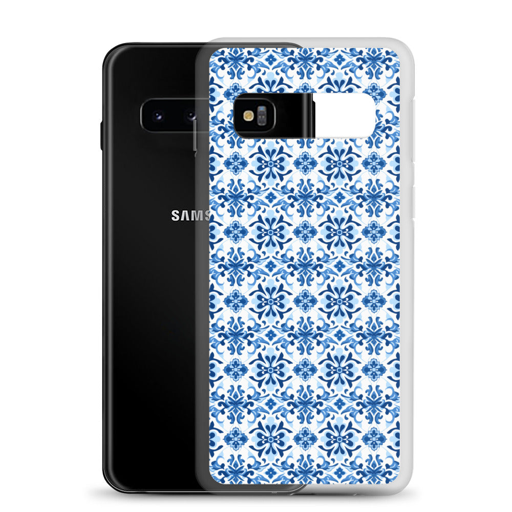 Samsung Case - Blue Ceramic Pattern