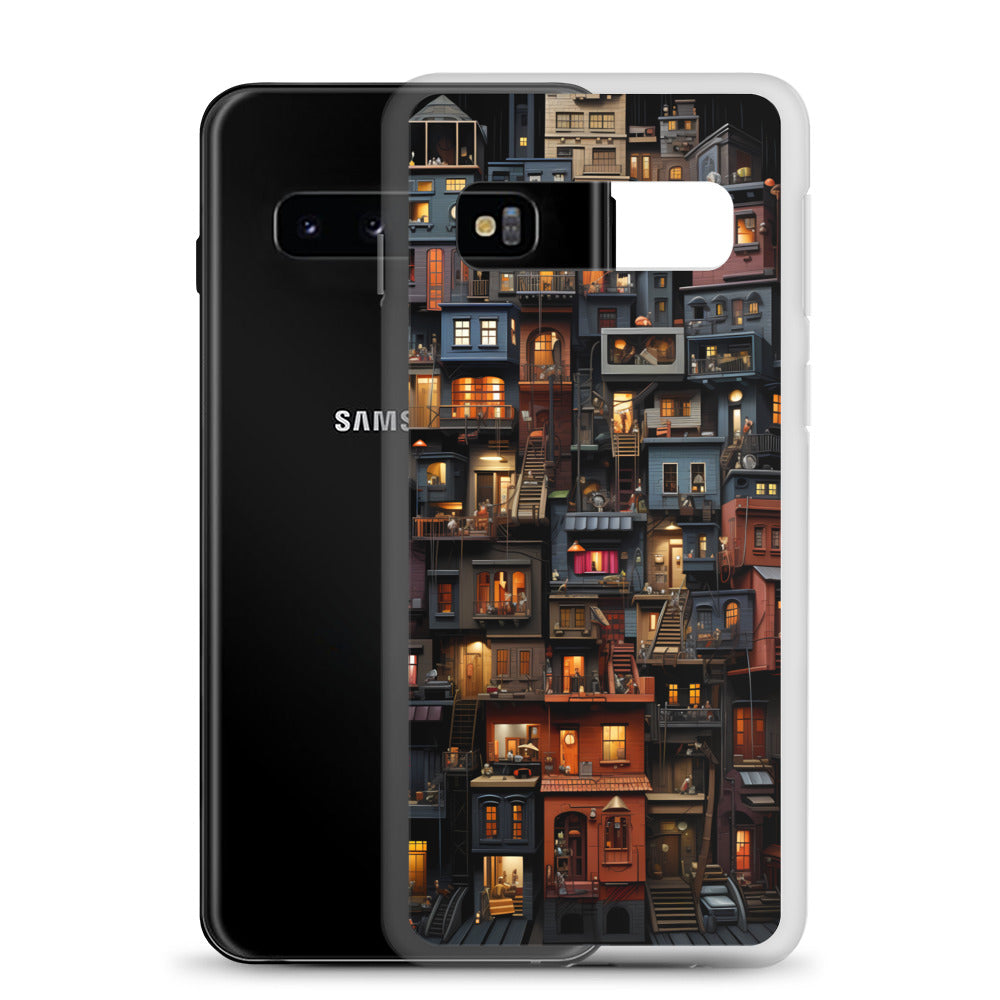 Samsung Case - Cityscape Stacked Apartments