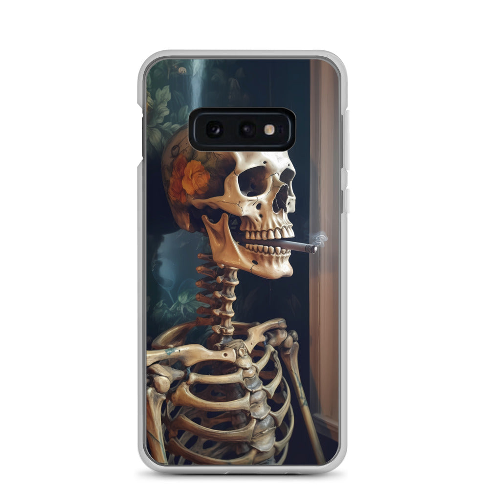 Samsung Case - Smoking Skeleton