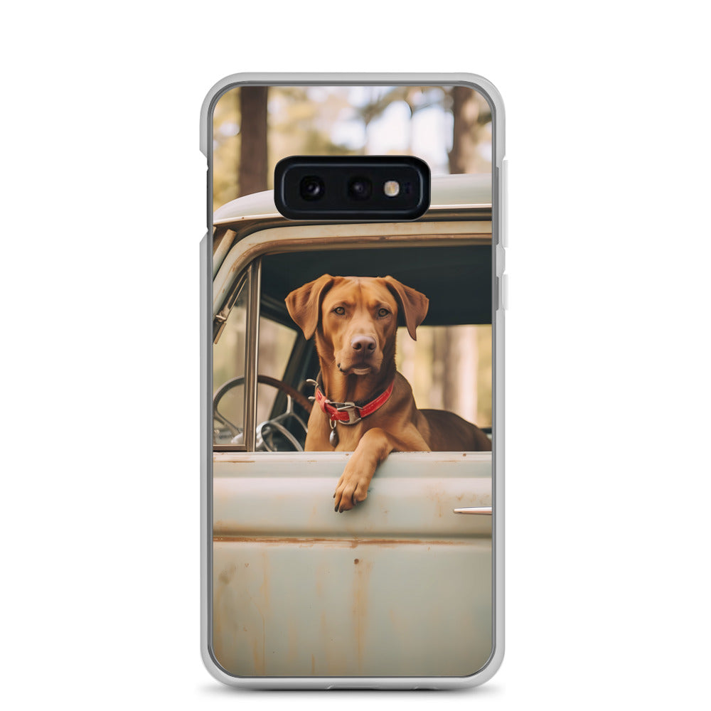 Samsung Case - Dog in a Truck