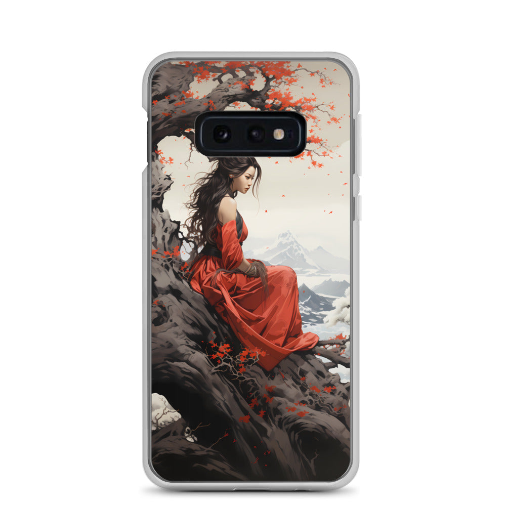 Samsung Case - Japanese Woman Under a Cherry Blossom Tree