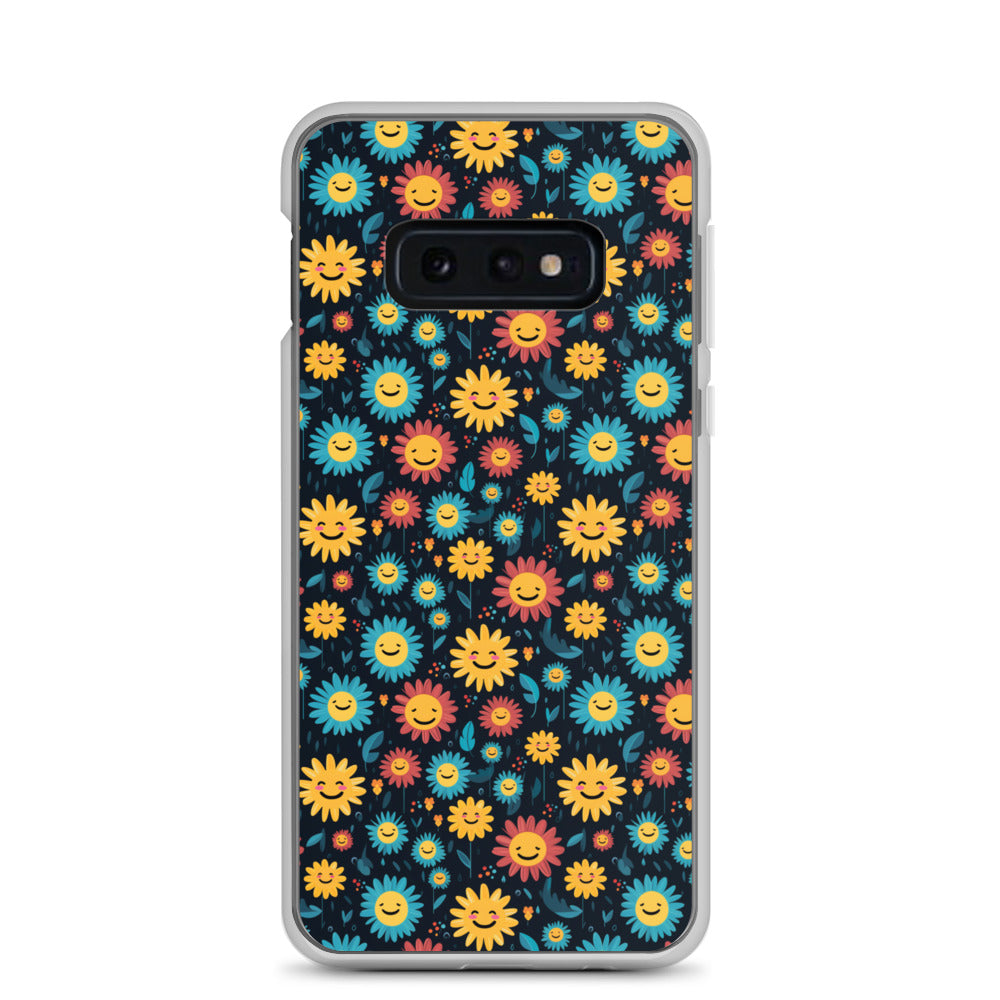 Samsung Case - Happy Smiley Flowers