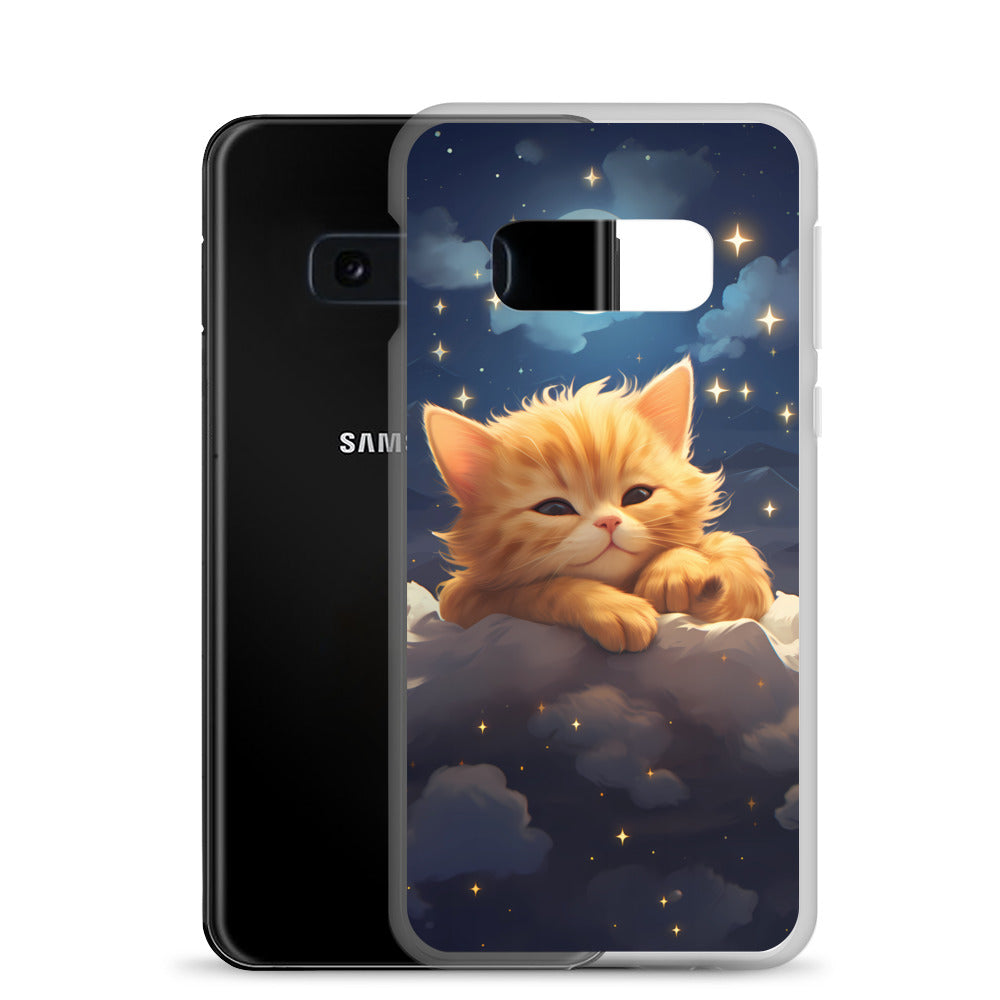 Samsung Case - Kitten on a Cloud
