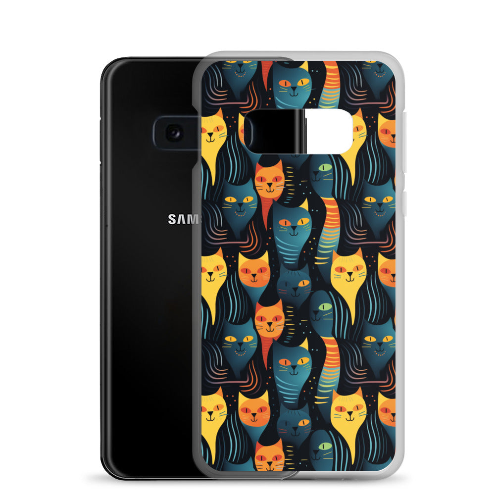 Samsung Case - Abstract Cats